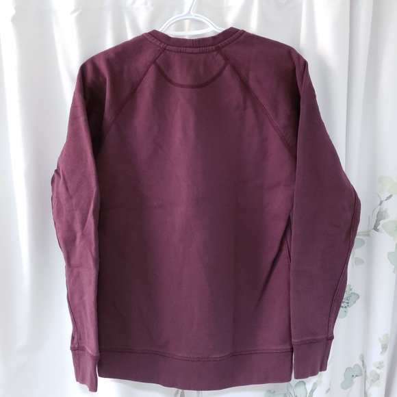 Illustrated Example Side Pocket Side Zip Crew Neck Sweatshirt - Picture 5 of 6